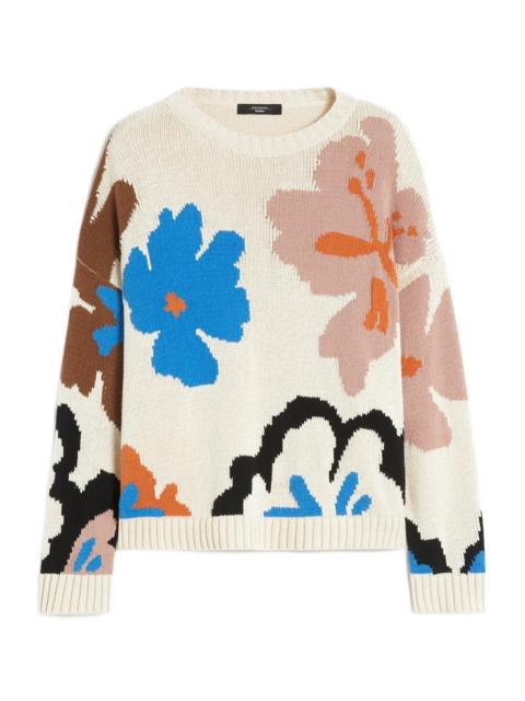 Floral Print Sweater