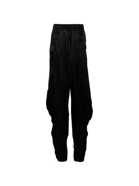 tapered drawstring-waist trousers