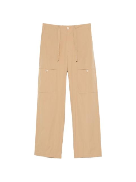 Jil Sander drawstring straight trousers