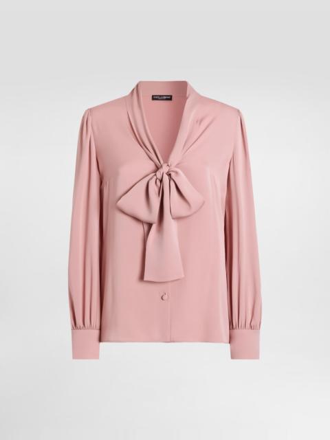 Dolce & Gabbana Stretch charmeuse shirt