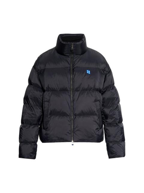 logo patch down jacket