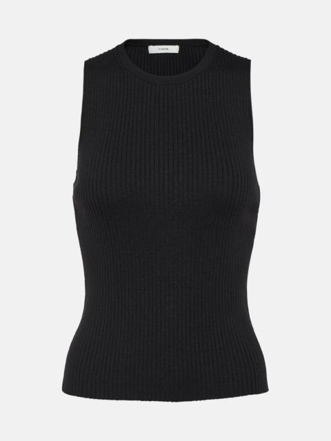 Vince Ribbed-knit tank top