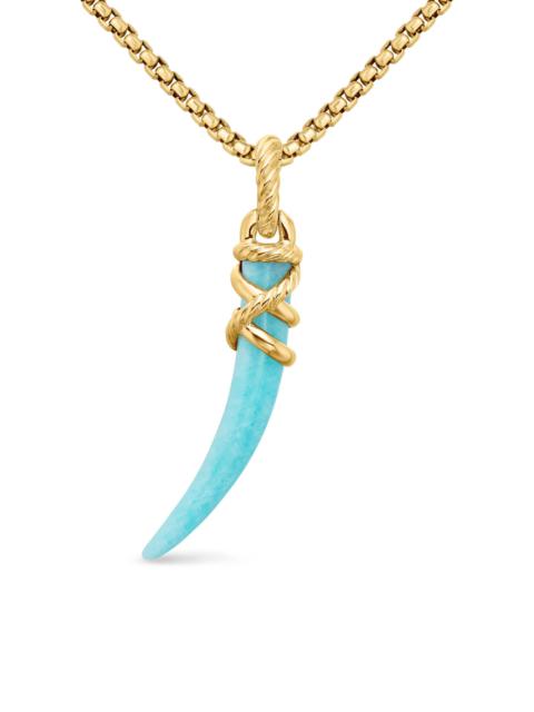 DAVID YURMAN Women's Tusk Amulet - Amazonite
