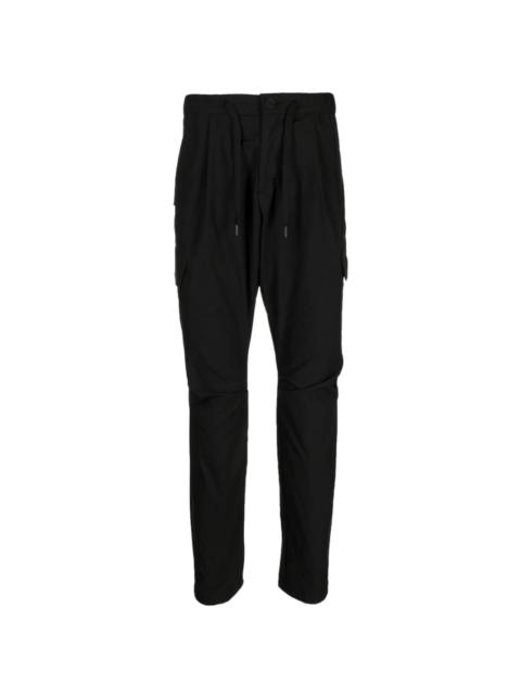 Herno drawstring tapered trousers