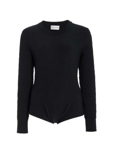 HIGH SPORT Exclusive Drane Knit Bodysuit black