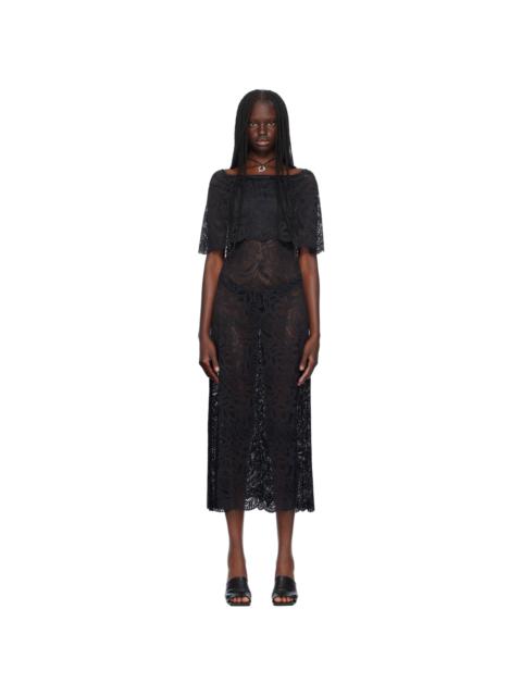 beaufille Black Lotta Maxi Dress
