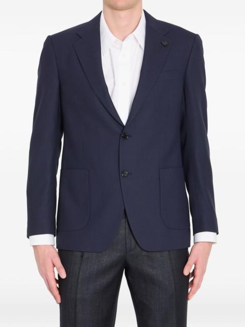LARDINI classic lapels virgin wool jacket