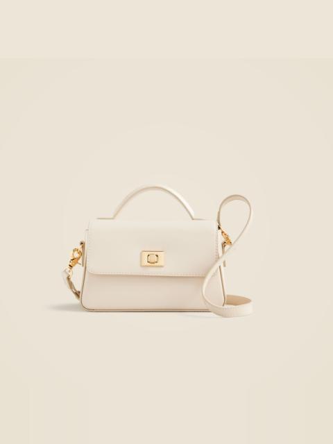 J.CREW Small Edie top-handle bag in Italian leather
