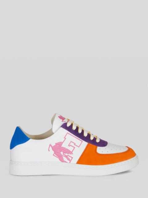 Etro LEATHER SNEAKERS WITH PEGASO