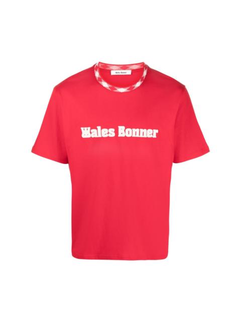 WALES BONNER Original logo-appliqué T-shirt
