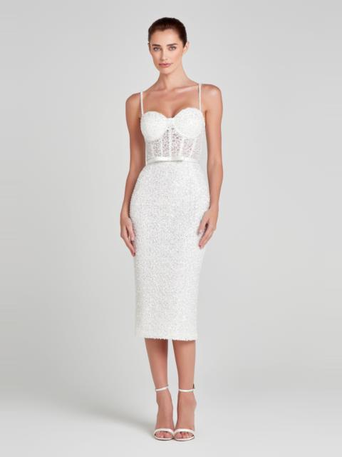 NADINE MERABI Amalia White Dress