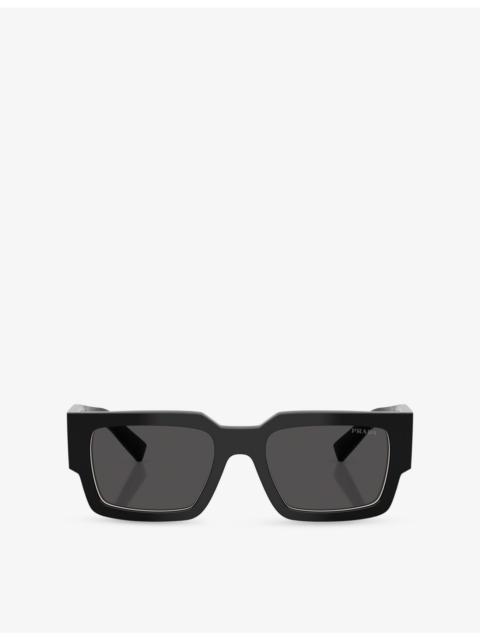 Prada PR B17S Square-Frame Acetate Sunglasses
