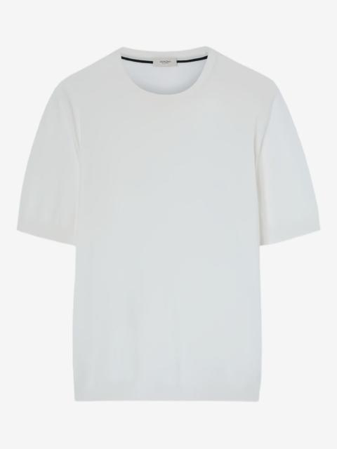 AGNONA Setico crew-neck short-sleeve knit T-shirt