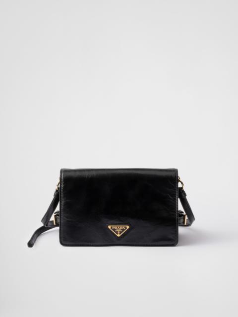 Leather shoulder bag