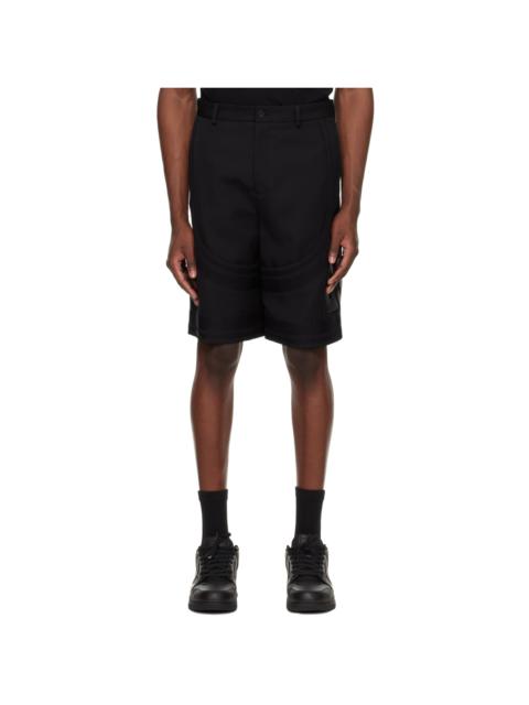 Black Formal Varsity Shorts