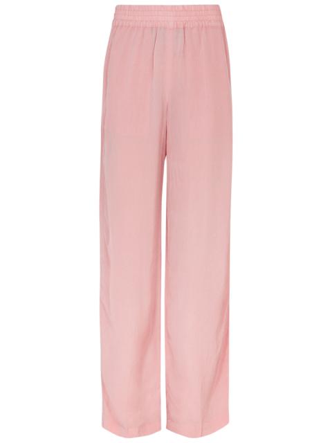 Victoria Beckham Straight-leg crinkled cady trousers