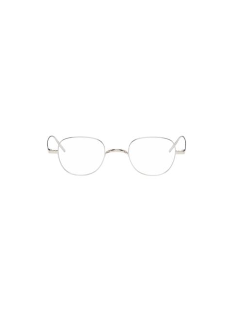 Givenchy Silver Oval Glasses