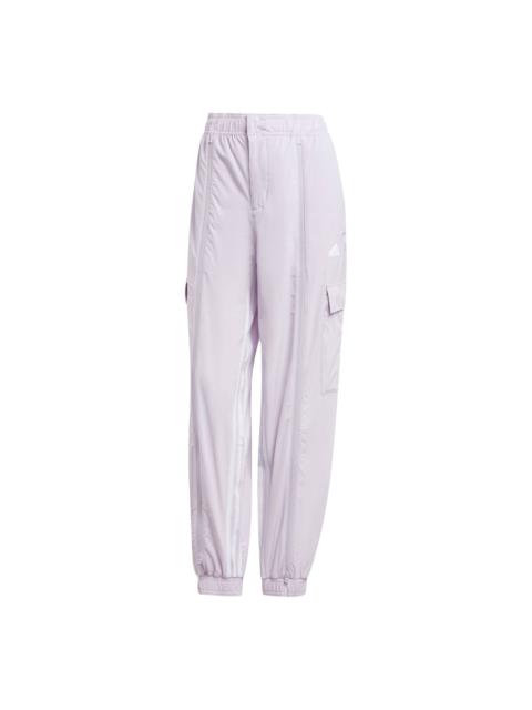 (WMNS) adidas Express All-Gender Cargo Pants 'Light Purple' IS0907