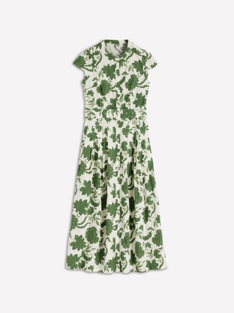 BODEN Arabella Cotton Maxi Dress-Green Elegant Blossom