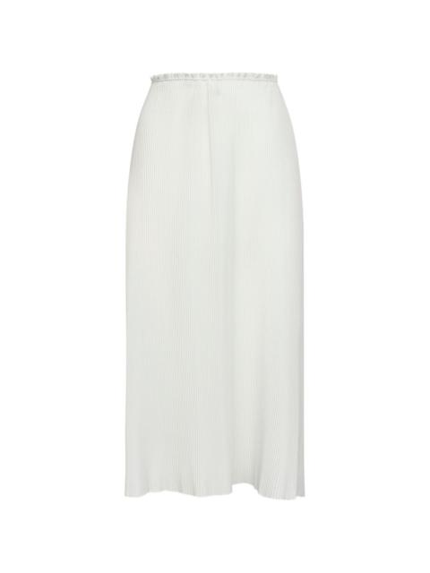 CO ruffle asymmetric hem skirt