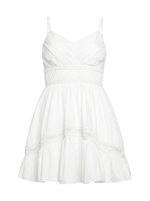 RAMY BROOK Women's Amara Lacework Minidress - White