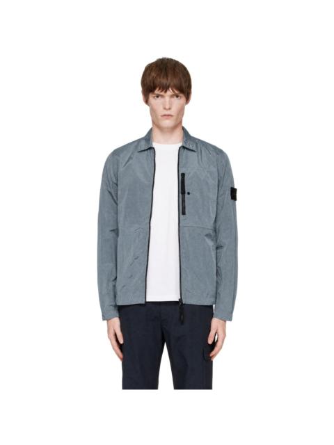 Stone Island Gray 1200041 Nylon Metal ECONYL Overshirt