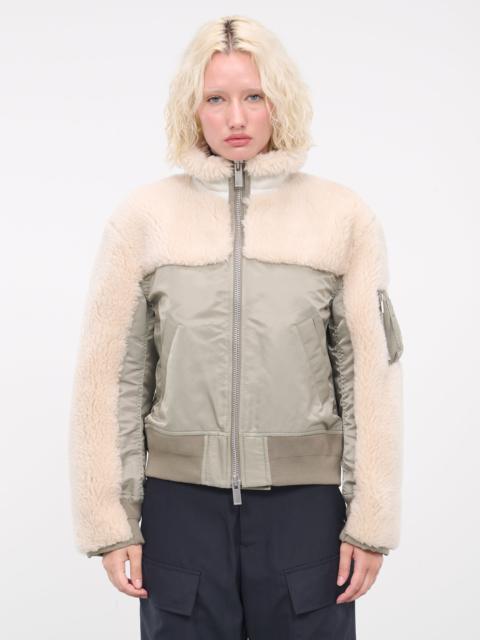 Faux Shearling Blouson