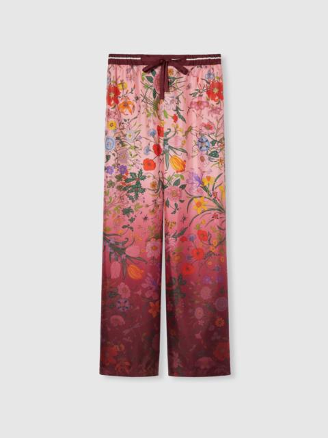 GUCCI Printed silk pants