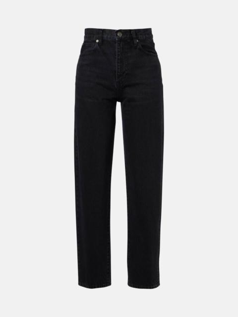 FRAME The Hang mid-rise straight jeans