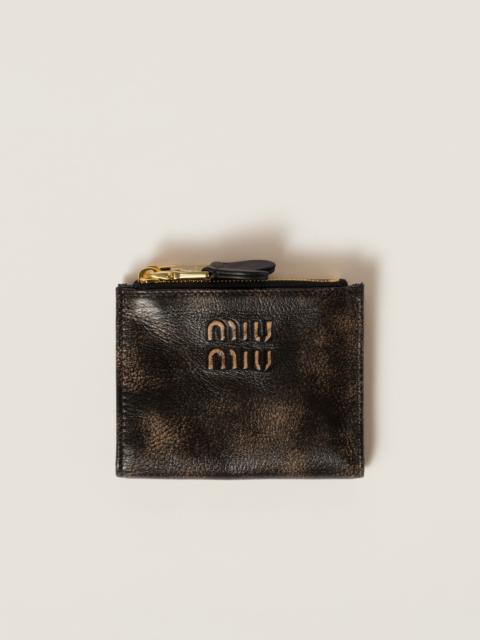 Miu Miu Small nappa leather wallet