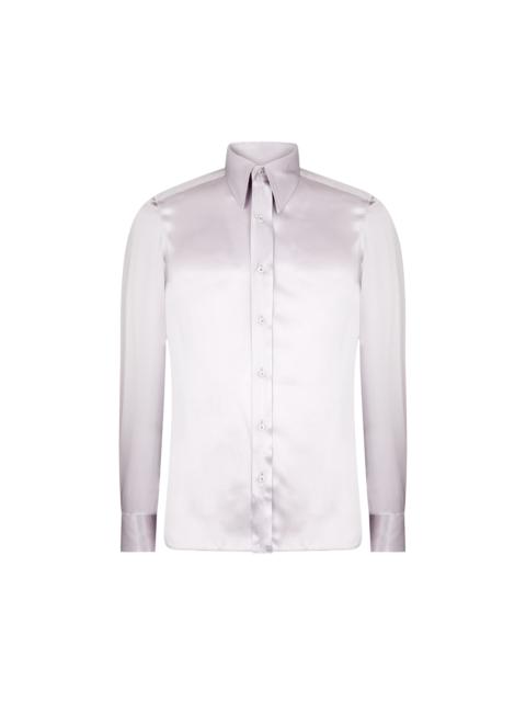 SILK CHARMEUSE SLIM FIT SHIRT