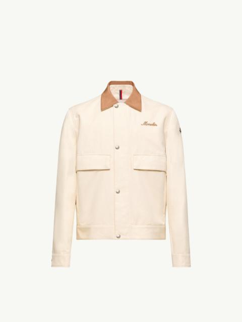 Moncler Kilke Linen & Cotton Blend Shirt Jacket