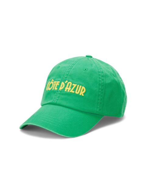 Polo Ralph Lauren slogan-embroidered cotton baseball cap
