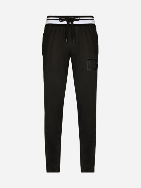 Dolce & Gabbana Jogging pants with DG logo and bands