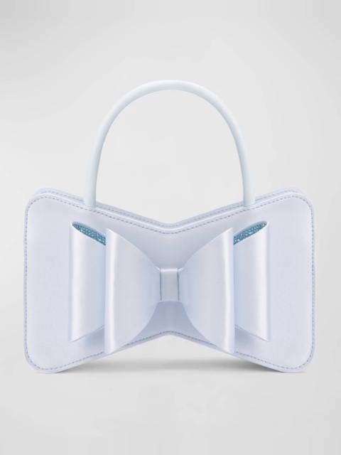 MACH & MACH Le Cadeau Medium Bow Satin Top-Handle Bag