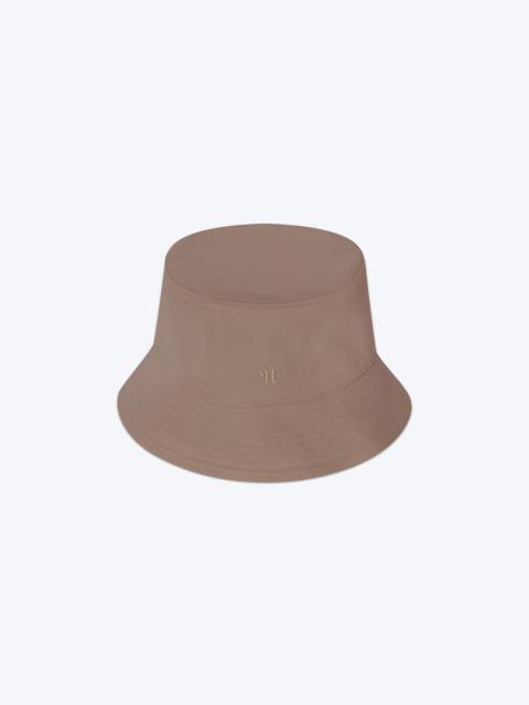Nanushka CARAN - Cotton-canvas bucket hat - Nut