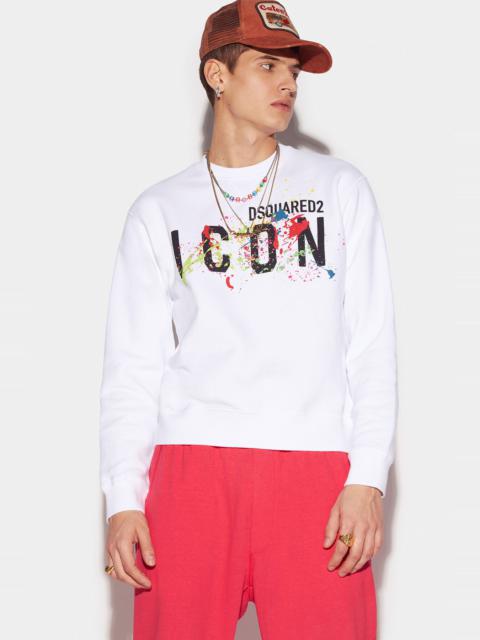 ICON SPLATTER SWEATSHIRT