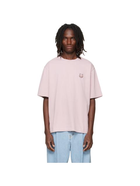 Maison Kitsuné Pink Fox Head Oversize T-shirt