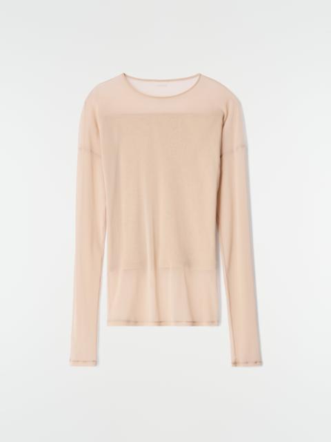 Lemaire LONG-SLEEVE BALLERINA-STYLE TOP IN MESH JERSEY