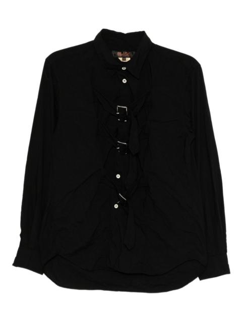BLACK COMME des GARÇONS buckled shirt