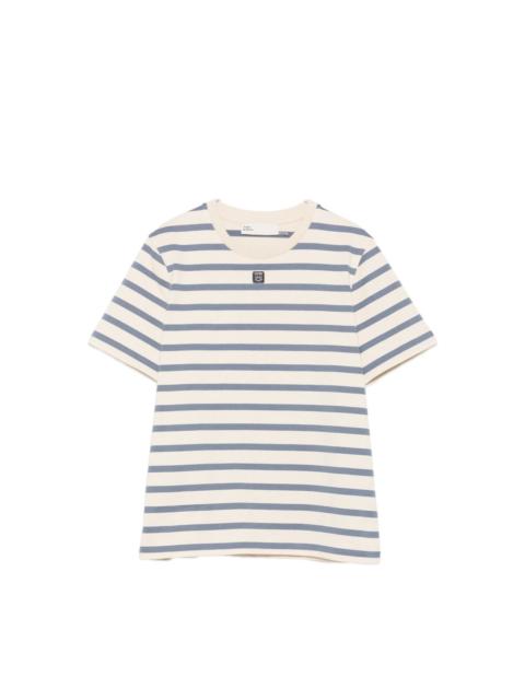 TORY BURCH Striped cotton t-shirt