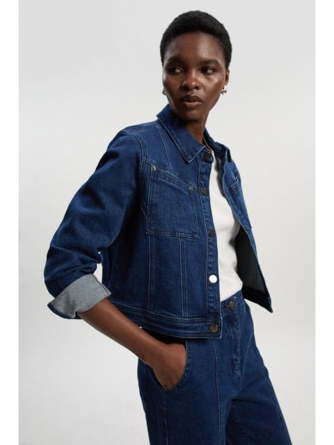 KAREN MILLEN Denim Western Jacket