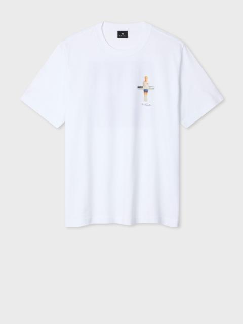 Paul Smith England 'Table Football' Print T-Shirt