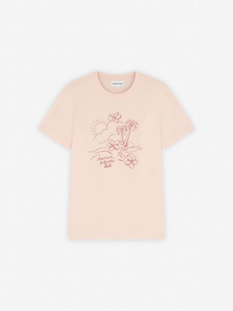 Maison Kitsuné “SUNSET ISLAND” REGULAR TEE-SHIRT