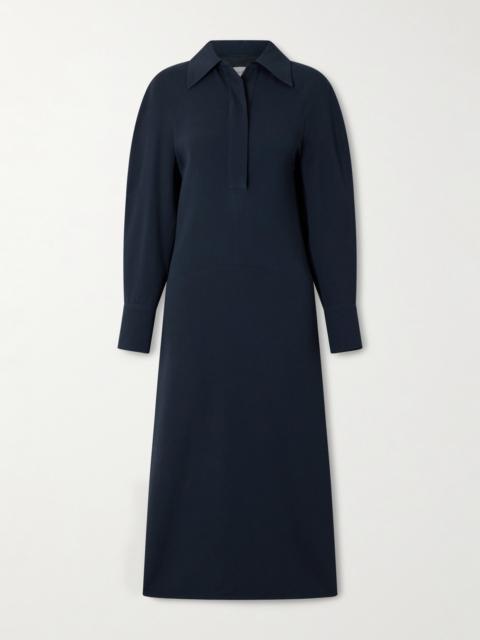 Victoria Beckham Crepe Midi Dress