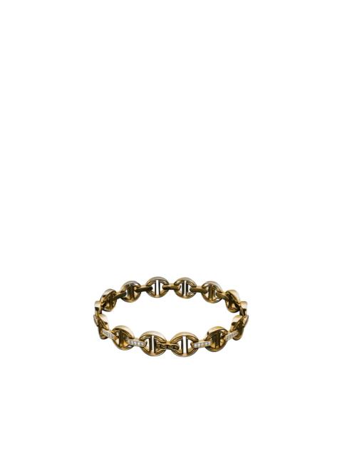 HOORSENBUHS® MMV SMALL LINK BRACELET WITH DIAMOND BRIDGES