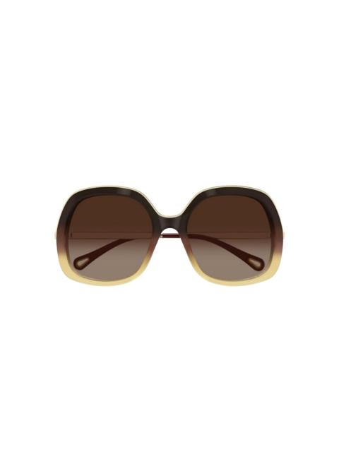 Chloé oval-frame sunglasses