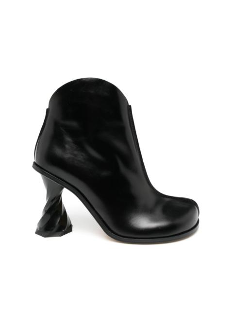 JW Anderson 100mm twisted-heel boots