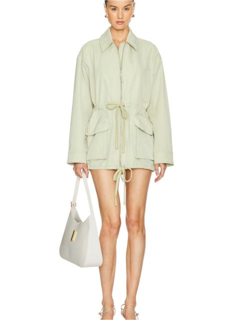 GRLFRND BLOUSON TECH GABARDINE PARKA