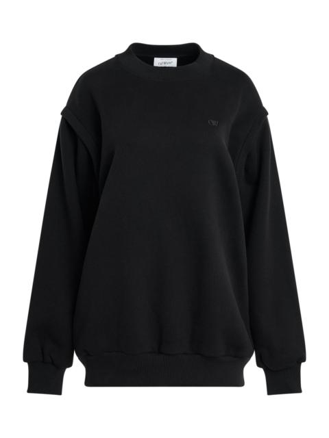 Off-White Small Arrow Bow Twist Sweatshirt in Black